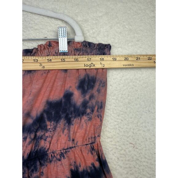 NWT Anthropologie Amadi Strapless Tie Dye Maxi Dress Whimsy Tiered Size Large - Picture 4 of 9